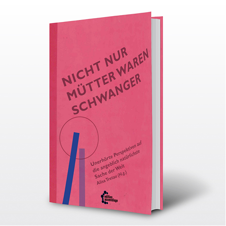 Buch mit dem Titel "Nicht nur Mütter werden schwanger"